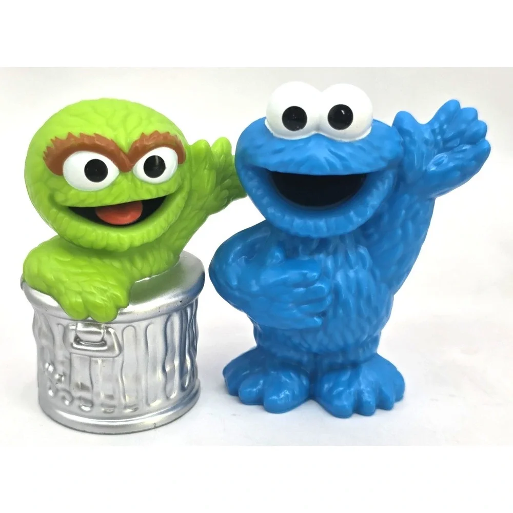 Hasbro Sesame Street Workshop Figures Oscar Bert‎ Elmo Abby Bert Ernie Lot of 6